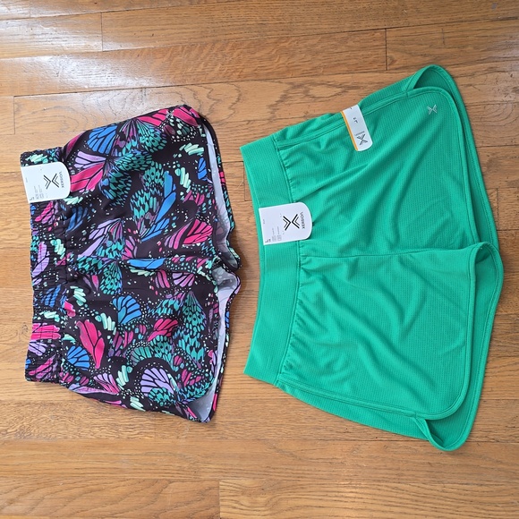 XERSION BRAND GIRLS SHORTS BUNDLE OF TWO PAIRS SIZE LARGE 14 - Picture 1 of 16